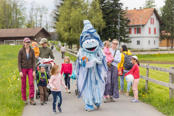Zugiblubbi mit Kinder