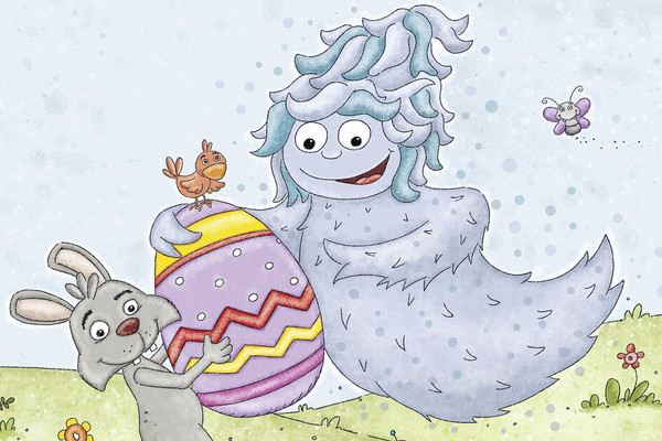 Zugiblubbi mit Osterhase