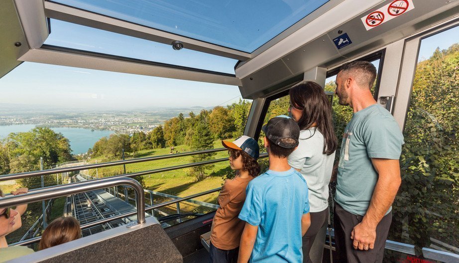 Zugerbergbahn von innen