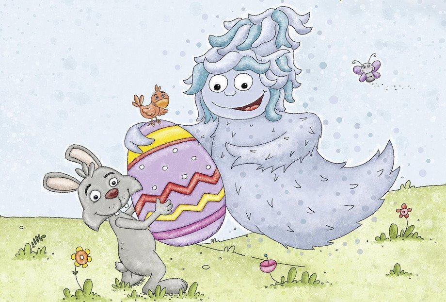 Zugiblubbi mit Osterhase