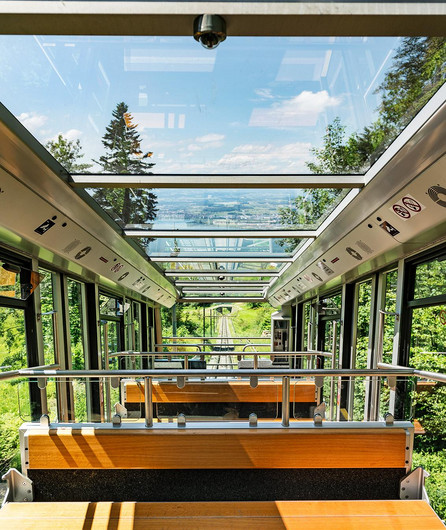 Zugerbergbahn von innen