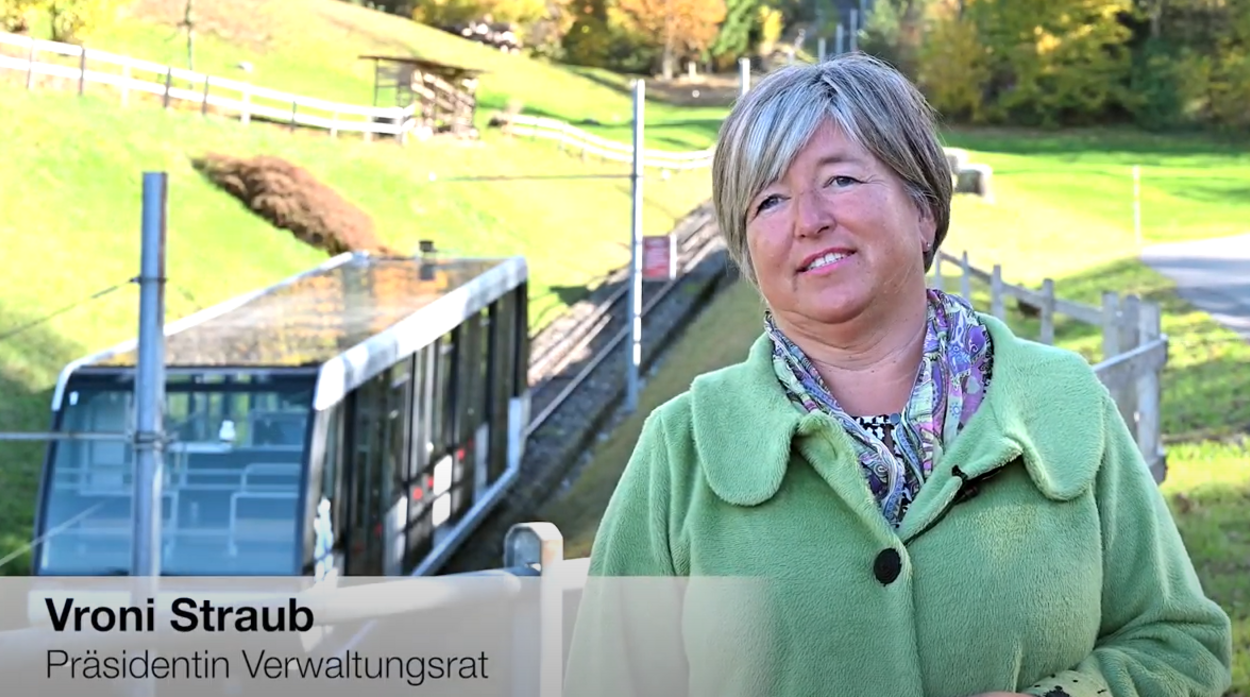 Bild von Kerstin Staub aus einem Zugerbergbahn Video